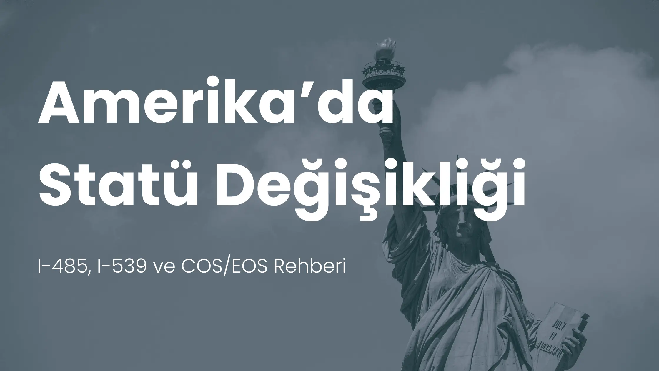 Amerika'da statü değişikliği başvurusu: I-485 ve I-539 formları, pasaport ve ABD bayrağı